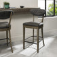 MARLAY BARSTOOL - DARK GREY FABRIC