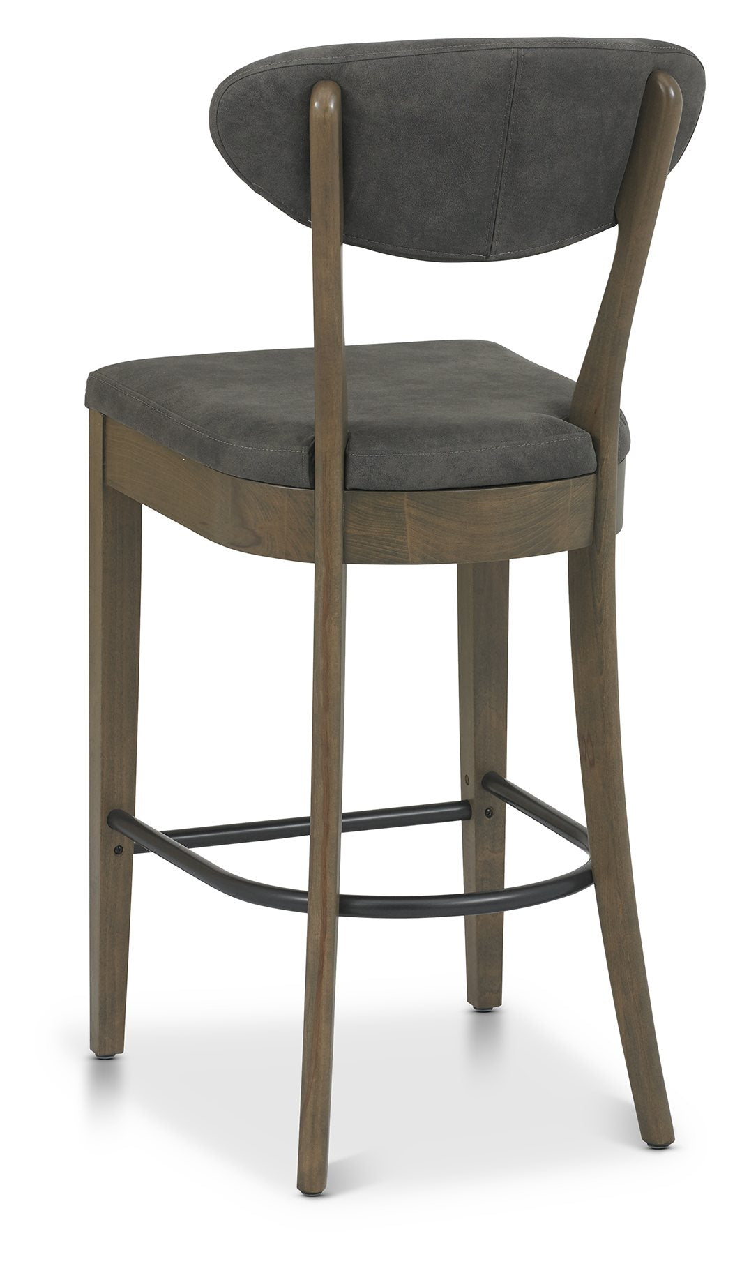 MARLAY BARSTOOL - DARK GREY FABRIC