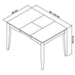 RIGA 2-4 EXTENSION DINING TABLE