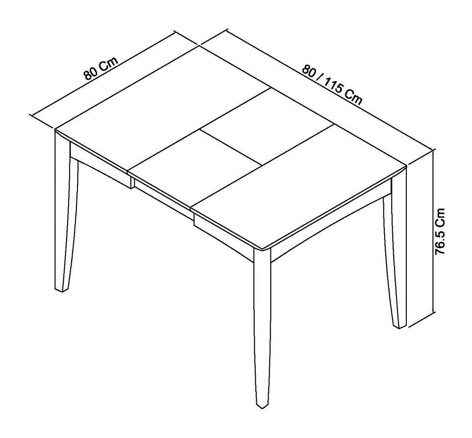 RIGA 2-4 EXTENSION DINING TABLE